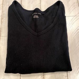 American Eagle Long Sleeve Ribbed Thermal